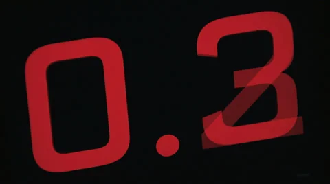 SLOW COUNTDOWN Stock Footage 33795206