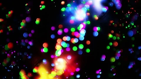 Slow dark light orbs Видео 82252452