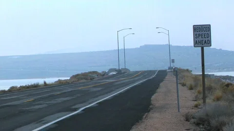 Slow Day on the Causeway Stock Footage 624853