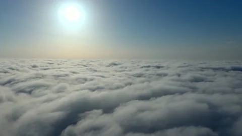 Slow decent to Cloudtops 스톡 동영상 135244261