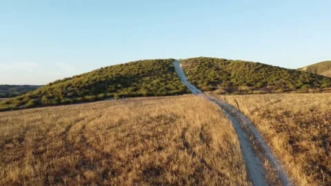Slow dolly in to a mound. Stock Footage 158538183