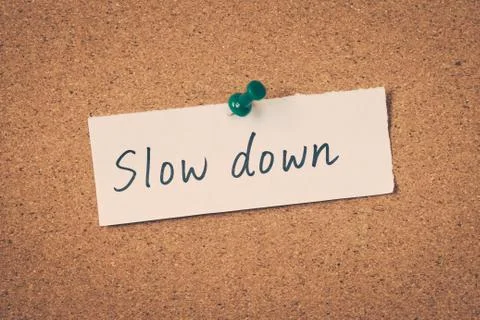Slow down Stock Photos