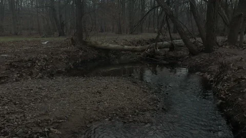 Slow drift over stream2 Stock Footage 151539764