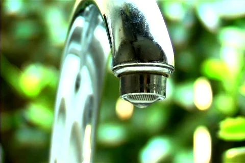 Slow Dripping Faucet Stock Footage 227183