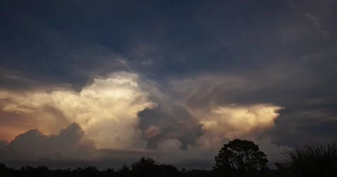 Slow Dusk Clouds (4320p 23.976) Stock Footage 343897406