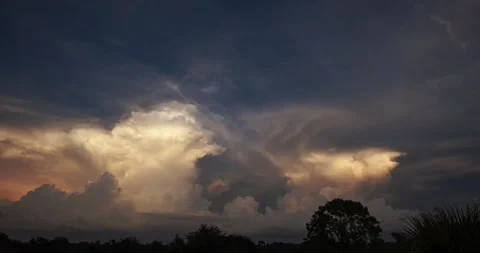 Slow Dusk Clouds (4320p 25fps) Stock Footage 343897409
