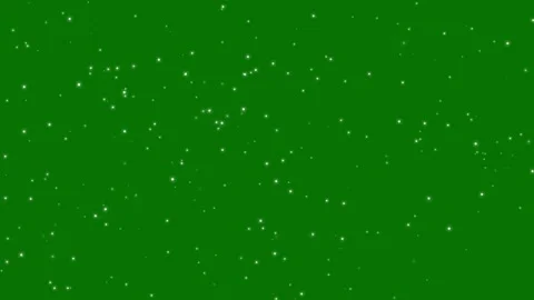 Slow Falling Glowing Snow Green Screen Seamless Loop 4K Chroma Key Overlay Stock Footage 320906717
