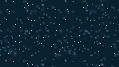 Slow Falling Round Even Equal Raindrops Snowdrops Suspension Solution Mixed Video stock 153953855
