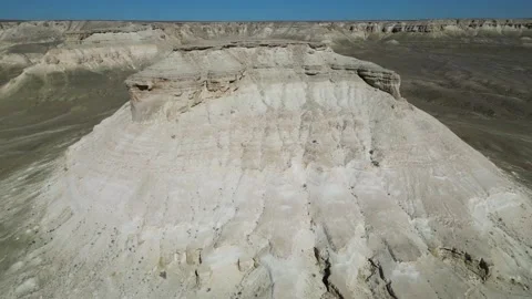 Slow flight over a mountain with a beautiful view of the  Stock Footage 237945928