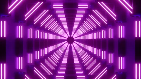 Slow flight through abstract 3D alien technology tunnel, seamless loop. Design Stock Footage 167563043
