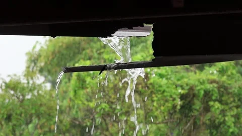Slow Flowing Water Stock Footage 343228754