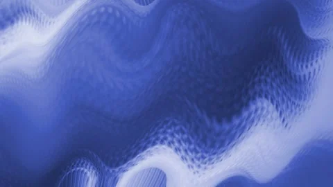Slow glide of blue and white waves Video stock 150696547