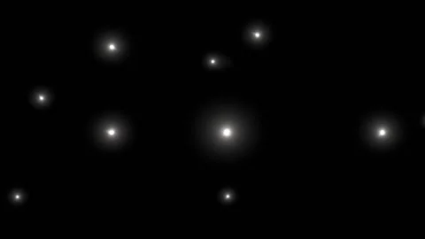 Slow Glowing Floating Orbs Loop Stock Footage 163627254