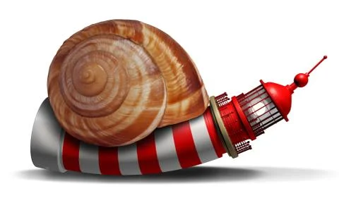 Slow Guidance Concept Stock Illustration