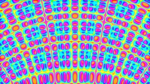 Slow Horizontal Color Cycle Interference Pattern Abstract Motion Background Loop Stock Footage 99874009