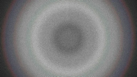 Slow Hypnotic Colored Circle Burst Noise Filmstrip Abstract Background Stock Footage 106152006