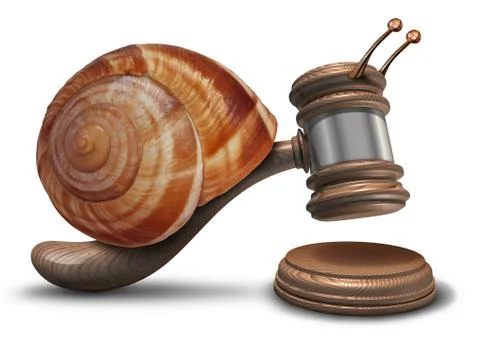 Slow justice Ilustração Stock