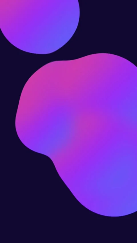 Slow large gradient metaballs background loop for mobile story backgrounds Stock Footage 348704200