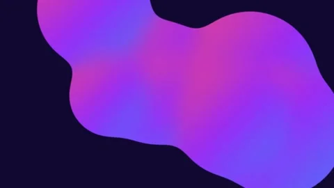 Slow large gradient metaballs background loop for video backgrounds Stock Footage 348704203