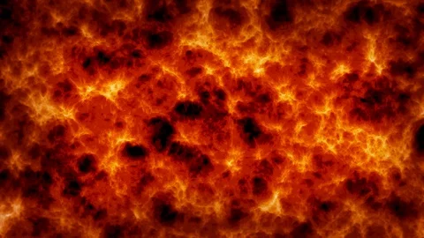 Slow Lava Push-In Stock Footage 104729134