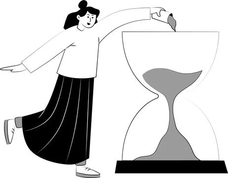 Slow Loading Illustration System Lag Slow Performance Wait Screen Illustrazione stock