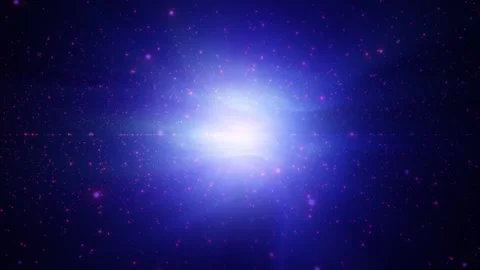 Slow loop motion artistic dark blue cyber space Stock Footage 337657137