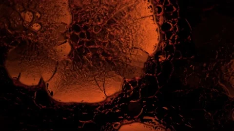 Slow Macro Bubble Pieces Animation Background Stock Footage 234322006