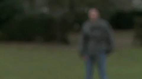 Slow mo of child running to mum and hugging Stock Footage 10775685