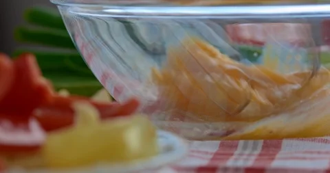 Slow-Mo Close Up An Excellent Meal In The Making Stock Footage 126085919