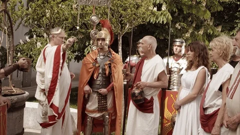 Slow Mo Crowd Holds Breath For Emperor’s Decision Stock Footage 120522063