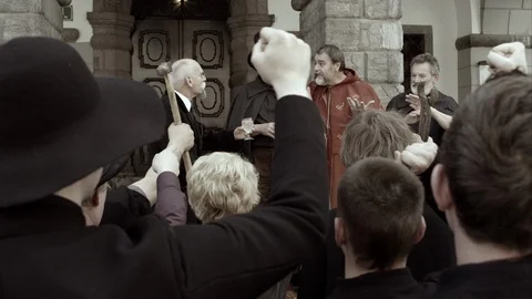 Slow Mo Down With The Ruling Class Stock Footage 120461355