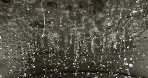 Slow Mo Epic Shot Of Dripping Water Stock Footage 113334196