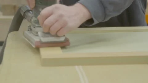 Slow Mo frame sander 스톡 동영상 163413955