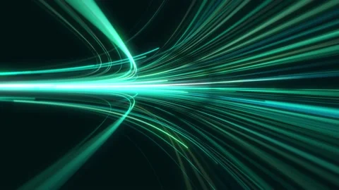Slow Mo Light Strings Particles Background Stock Footage 209875711