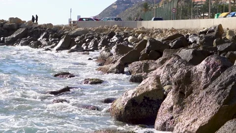 Slow Mo Ocean waves 4k Stock Footage 232802779