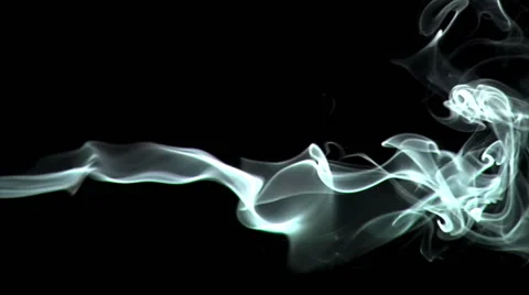 Slow-Mo. Real incense. Stock Footage 49863777