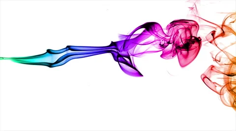 Slow-Mo. Real incense. Stock Footage 49863818