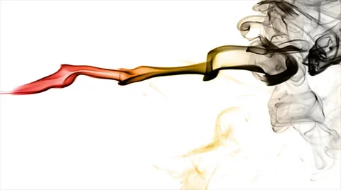 Slow-Mo. Real incense. Stock Footage 49863893