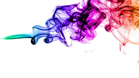 Slow-Mo. Real incense. Stock Footage 49863936