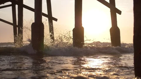 Slow Mo Splash Stock Footage 80962495