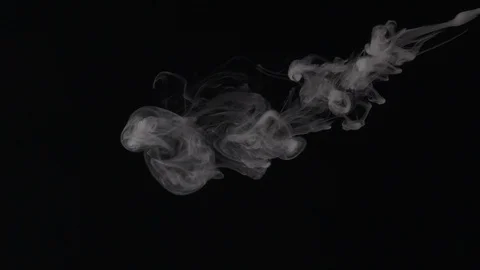 Slow motion 250 fps White smoke background Stock Footage 101767434