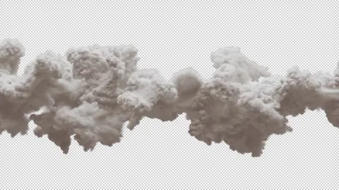 Slow motion 3D animation of white smoke. The file contains an Alpha Channel. Stock Footage 285168027
