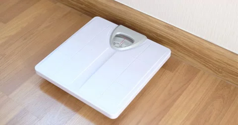 Slow motion 4K Close up foot Man body weight Stock-Footage 143491271