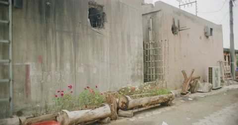 Slow Motion 60 fps Shot of The Ankawa Neighborhood in Erbil, Iraq Stock Footage 149552129