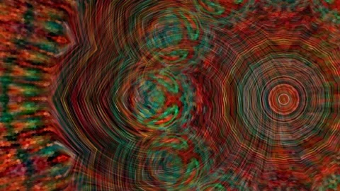 Slow Motion Abstract Animation Color Wavy pattern (2579) Stock Footage 130296350