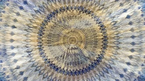 Slow Motion Abstract Animation Color Wavy pattern (2276) Stock Footage 130439207