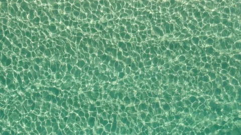 Slow Motion Abstract Blue Waves Of The Sea Top View Stock Footage 121250444