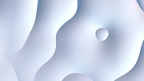 Slow motion abstract live animation of embossed surface in light colours Stock Footage 239068526