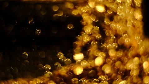 Slow motion of abstract sparkle on black background Stock Footage 239506507