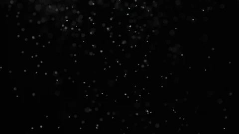 Slow motion air particle practical effect on black Stock Footage 107994998